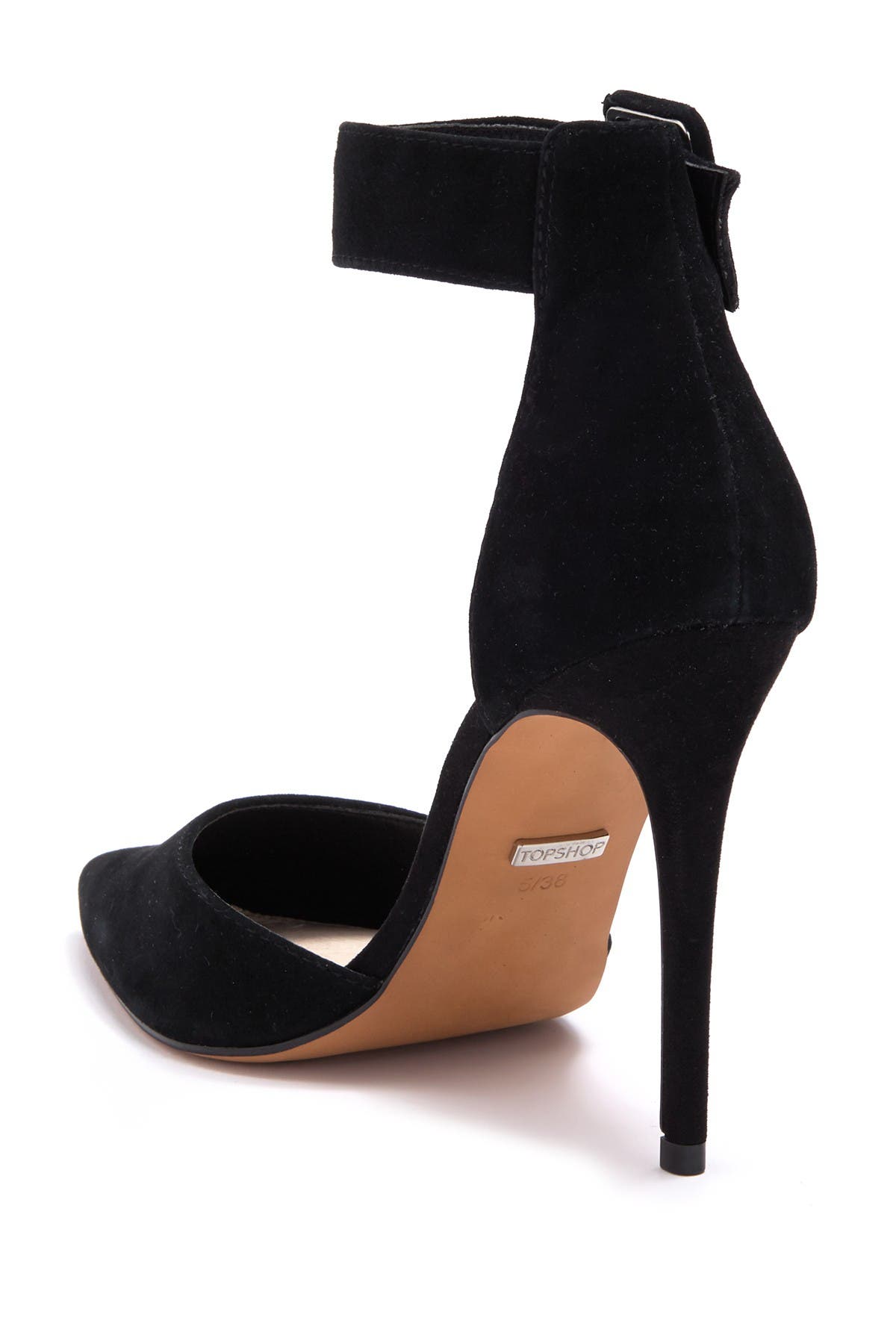 Topshop Grace Ankle Strap Pump, Alternate, color, 