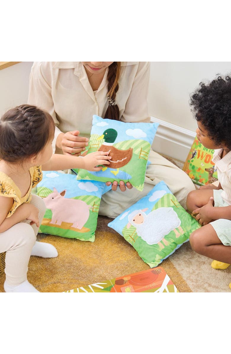 Kaplan Early Learning Company Farm Animal Pillows - Set of 5, Alternate, color, Multicolored