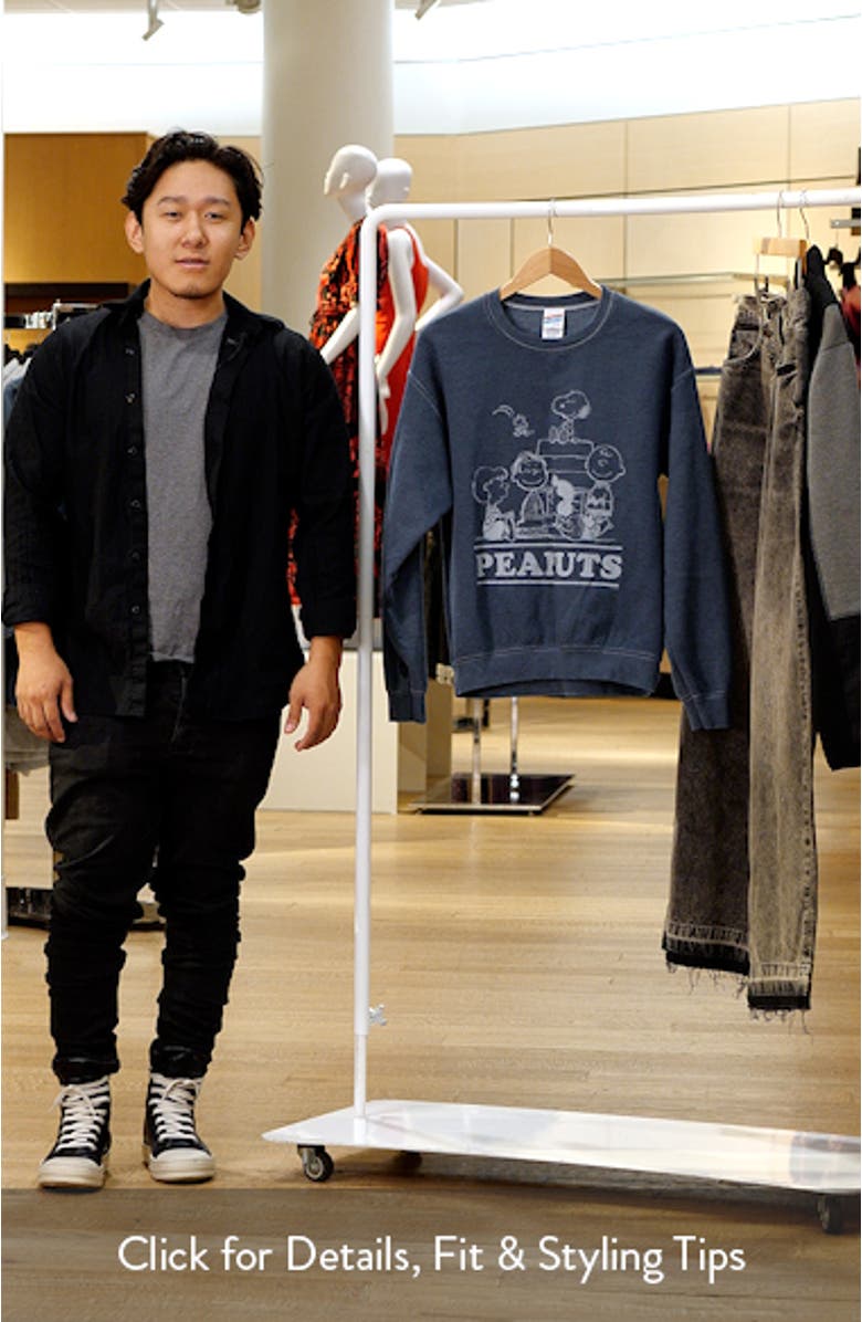 Peanuts<sup>®</sup> The Gang Cotton Graphic Sweatshirt, sales video thumbnail