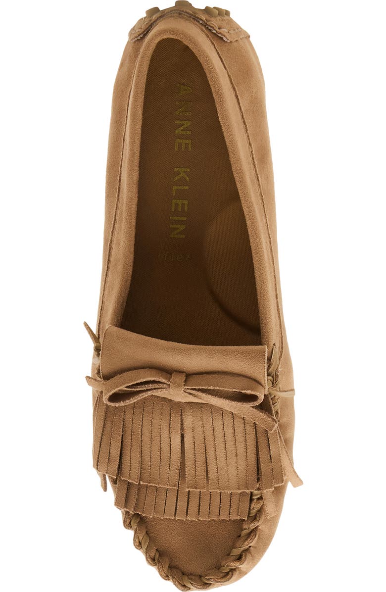 Anne Klein Cali Driving Shoe, Alternate, color, Sand Suede