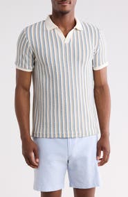 DENIM AND FLOWER Johnny Collar Knit Polo