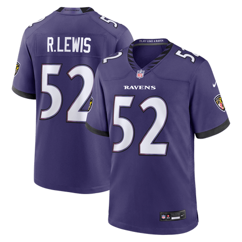Men's Nike Ray Lewis Purple Baltimore Ravens Team Retired Player Game Jersey