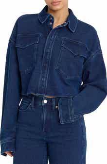 Jeanius Crop French Terry Jacket