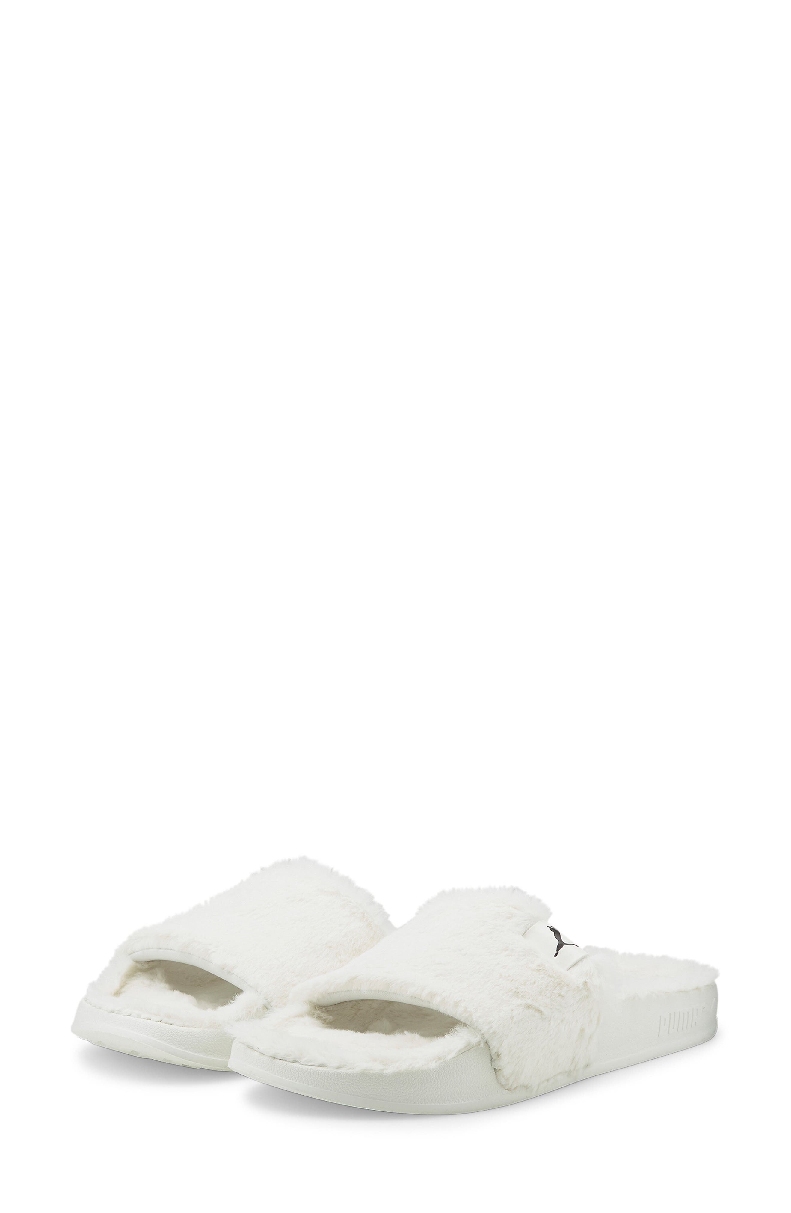 PUMA Leadcat 2.0 Faux Fur Slide Sandal, Alternate, color, 
