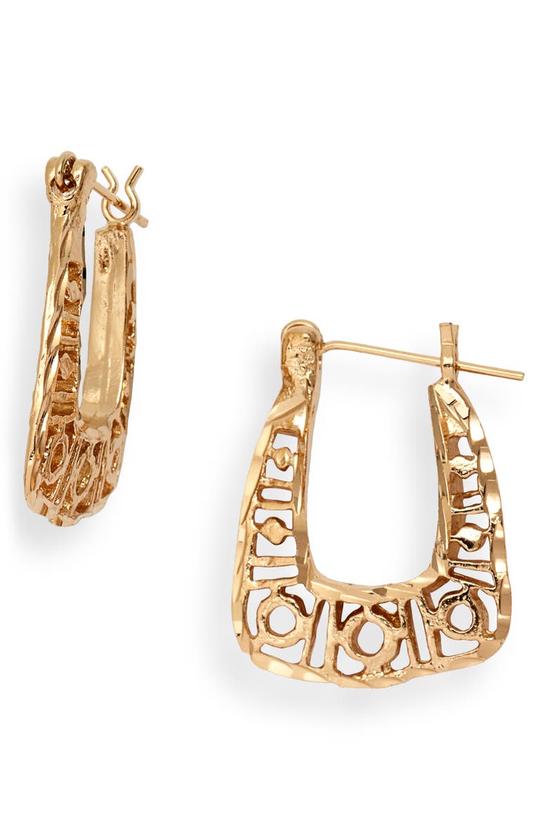 Set & Stones Claudia Hoop Earrings, Main, color, 