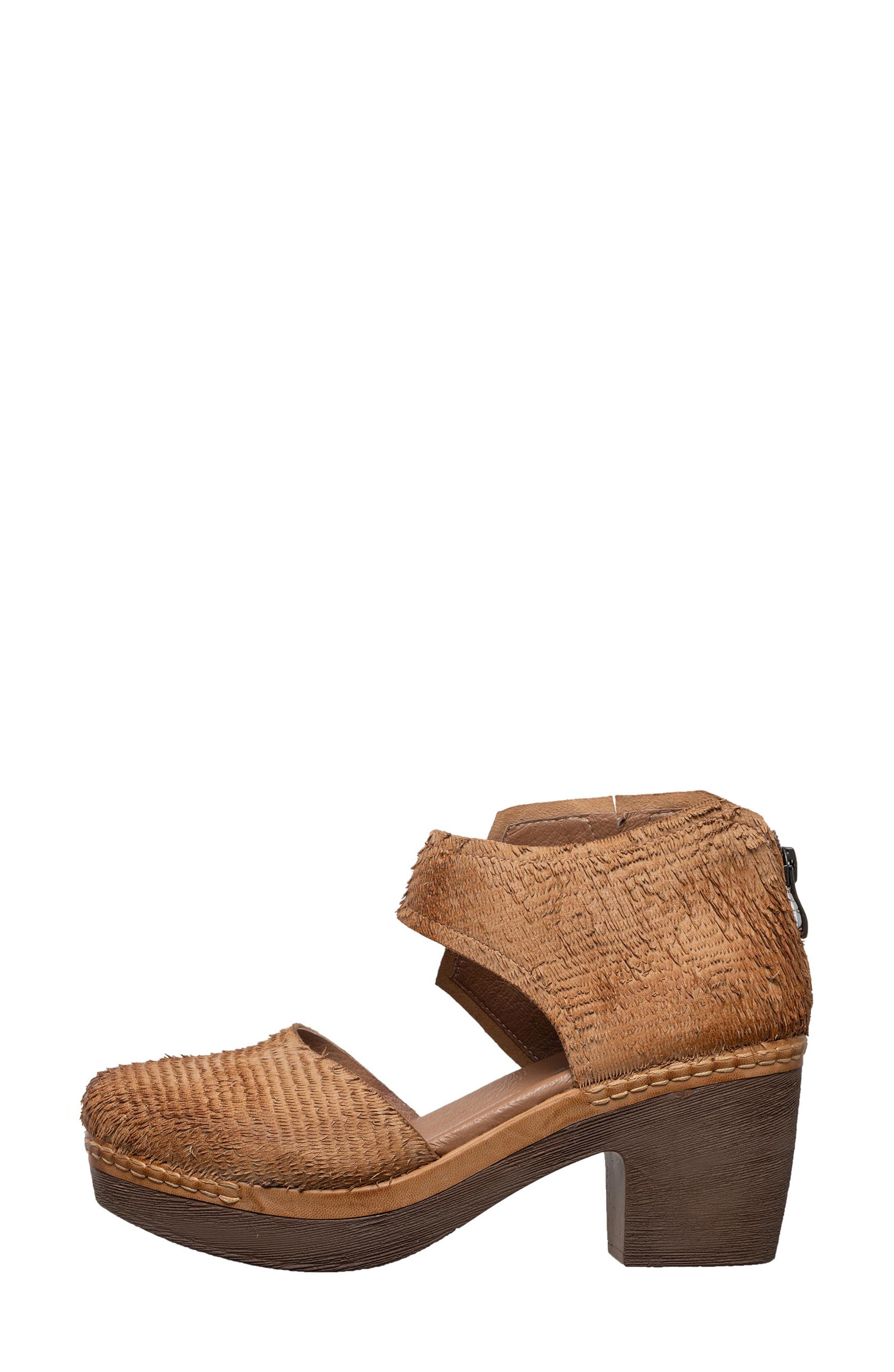 ANTELOPE Setia Clog, Alternate, color, Stone Leather