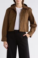 Theory Hooded Crop Jacket