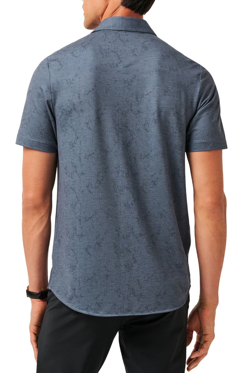 TravisMathew Featherweight Tides Short Sleeve Button-Up Shirt, Alternate, color, 