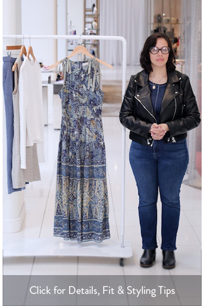 Essie Smocked Waist Sleeveless Maxi Dress video