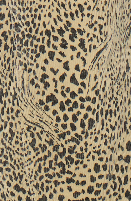 Kancan Lydia Low Slung Barrel Jeans In Animal Print