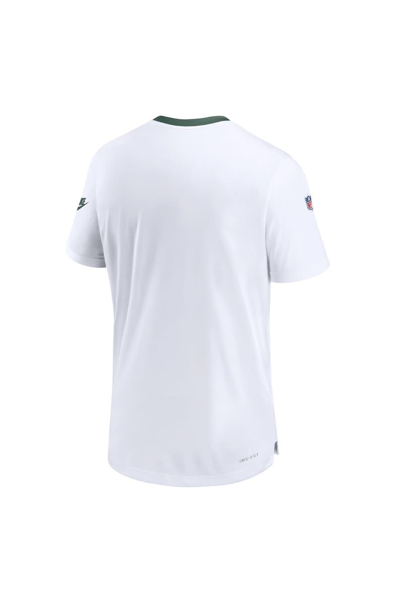 Nike Men's Nike White Green Bay Packers Sideline Coaches Alternate Performance T-Shirt, Alternate, color, White