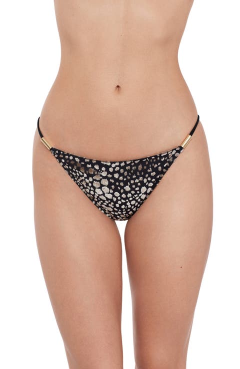Beaded Strap Bikini Bottoms