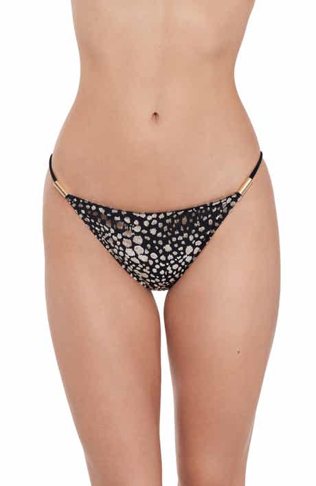 Beaded Strap Bikini Bottoms