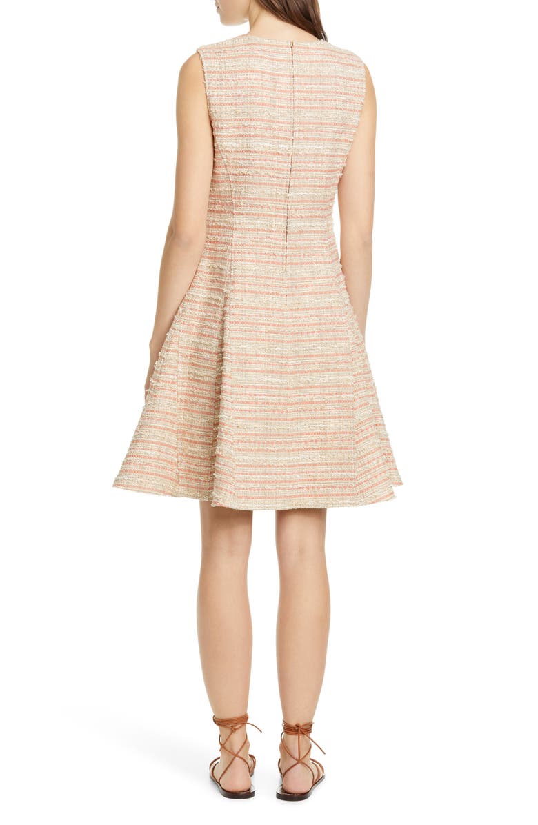 Adeam Tweed A-Line Dress, Alternate, color,
