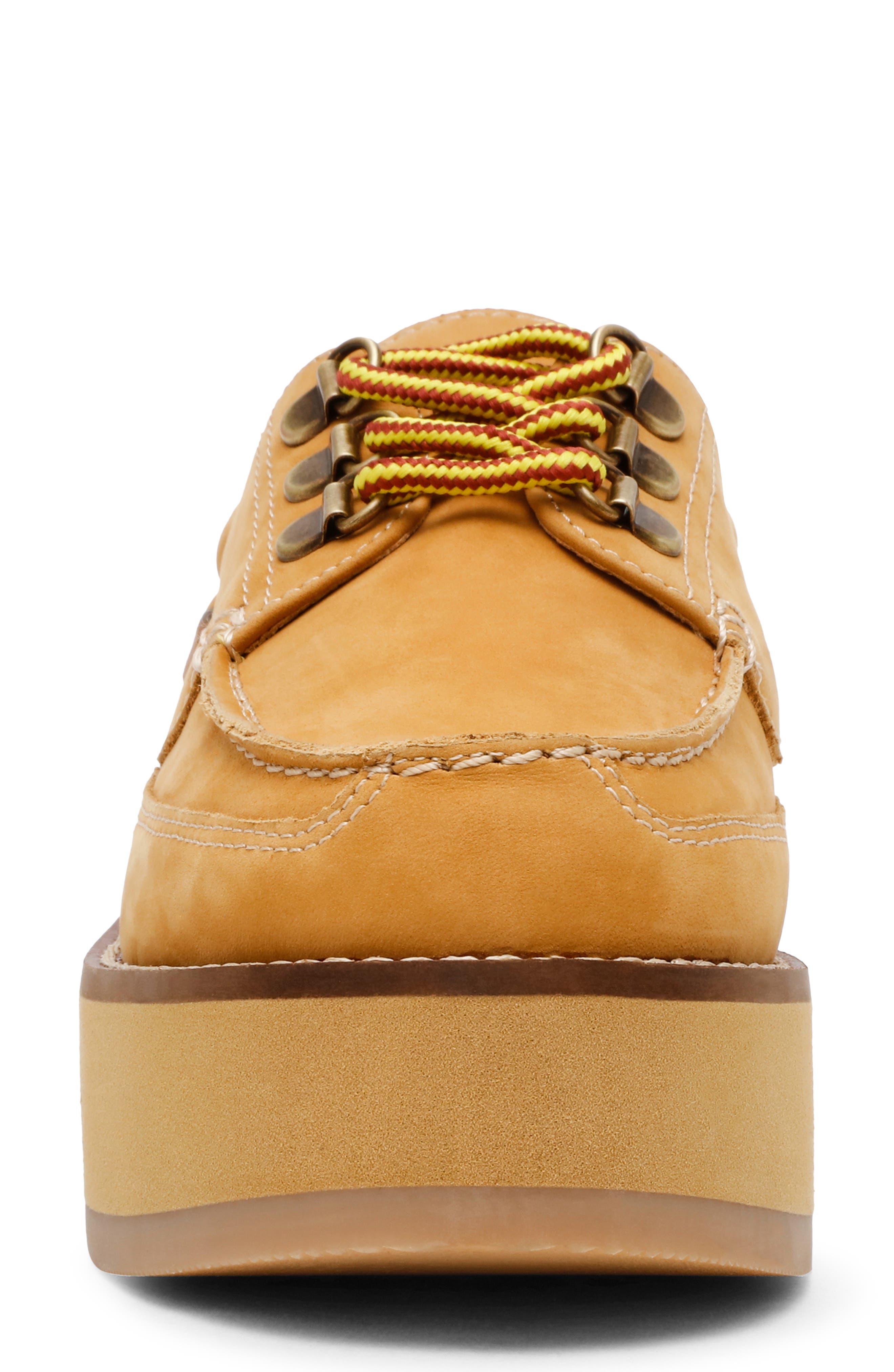 Benett Platform Boat Shoe, Alternate, color, NATURAL