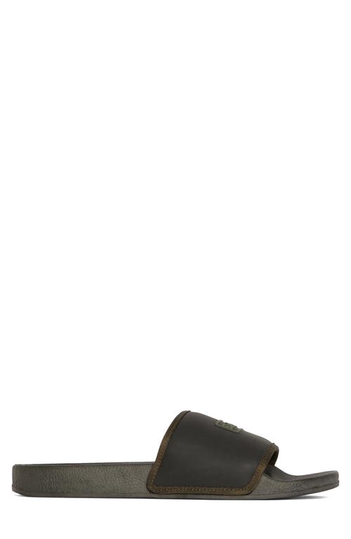 Barbour Cresswell Slide Sandal In Black