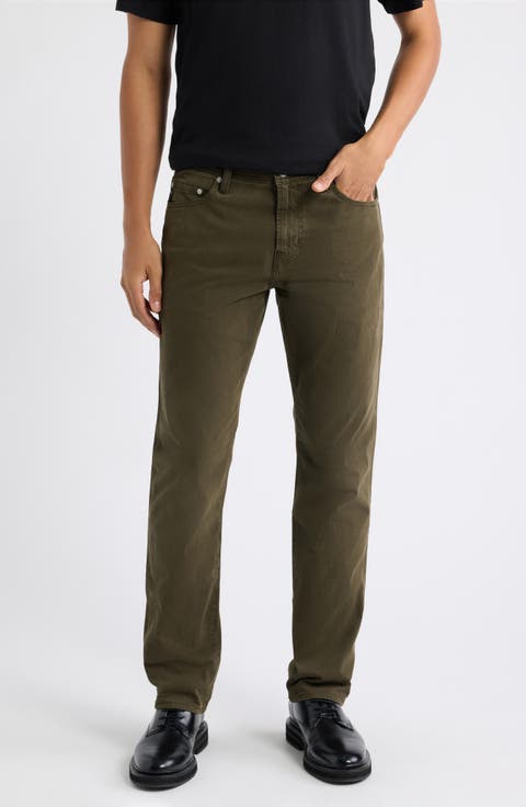 Everett Stretch Sateen Slim Straight Pants