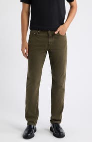 AG Everett Stretch Sateen Slim Straight Pants