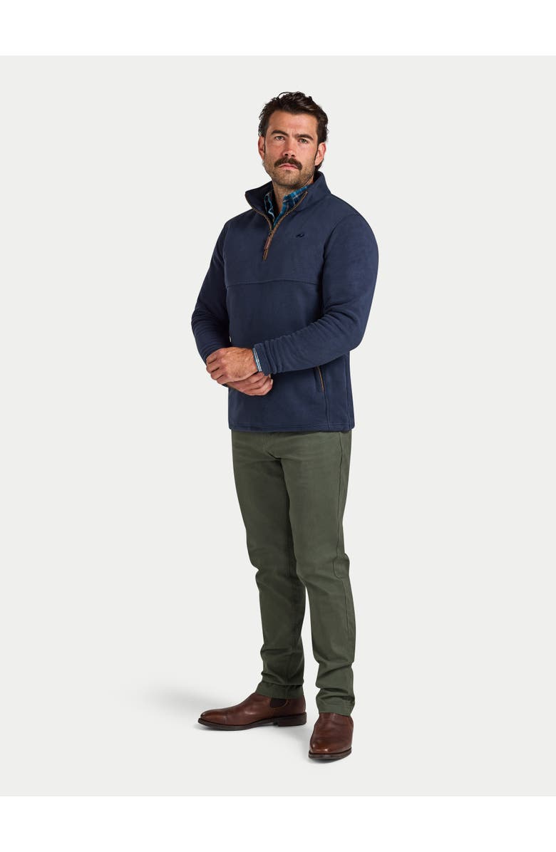 Raging Bull Quarter Zip Fleece Sweatshirt, Alternate, color, Navy