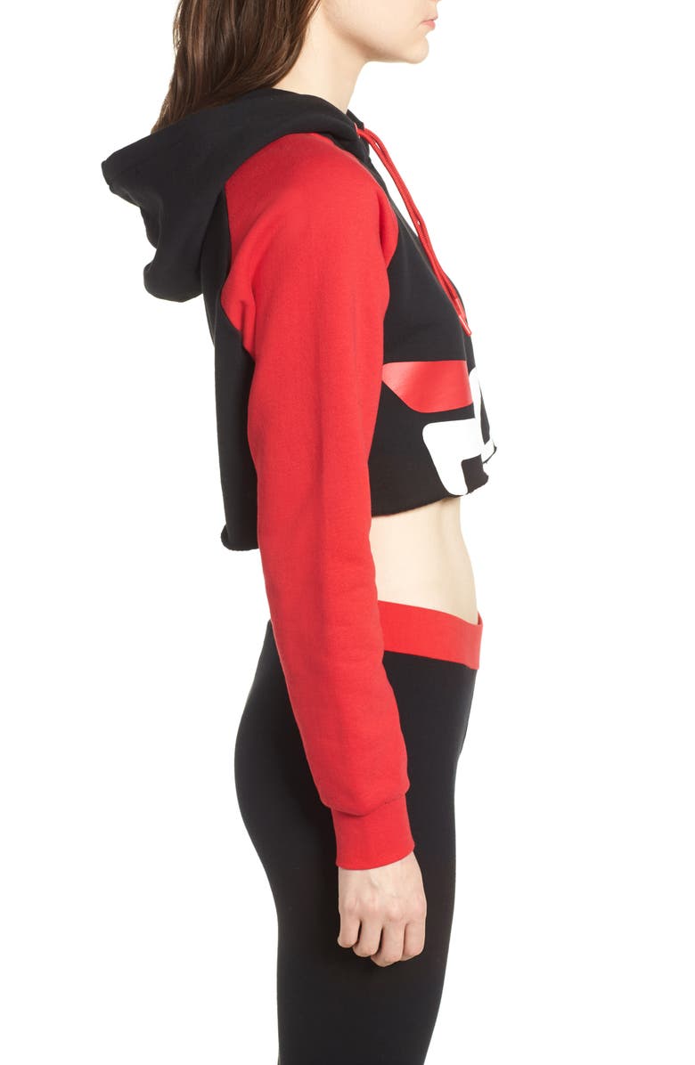 FILA Amber Crop Hoodie, Alternate, color,
