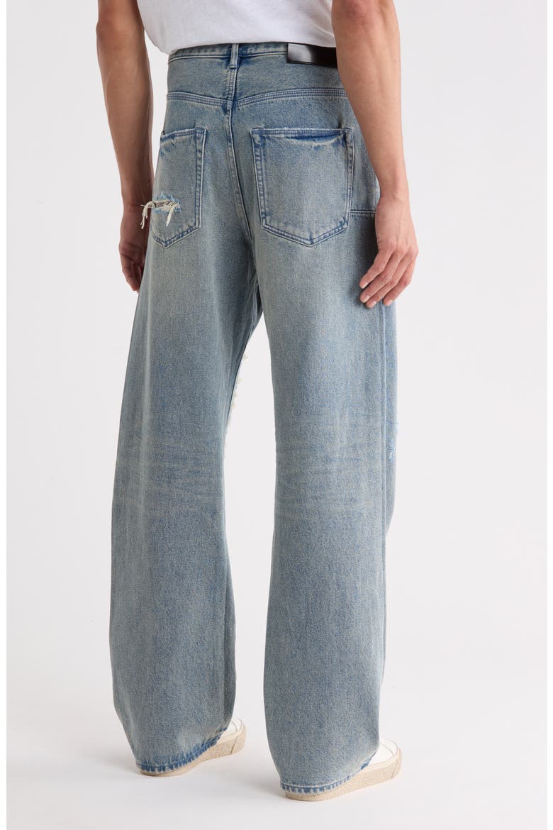 Beaded Repair High Waist Baggy Jeans, Alternate, color, BAGGY BEADED REPAIR