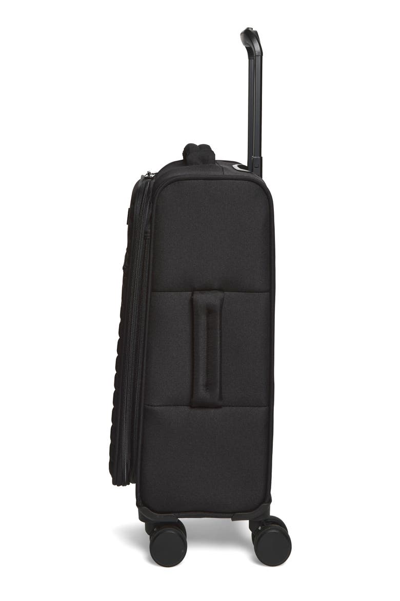 Lineation Carry-On Suitcase, Alternate, color, BLACK
