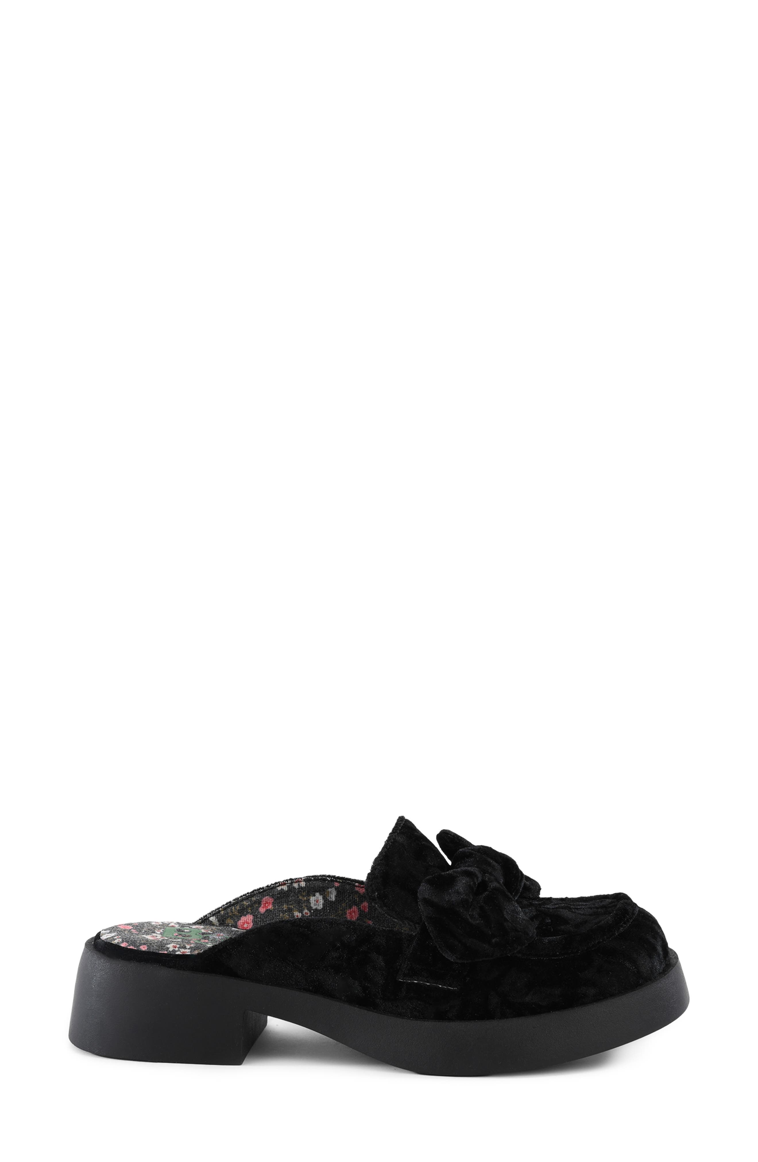 BC Footwear Flower Mule, Alternate, color, Black
