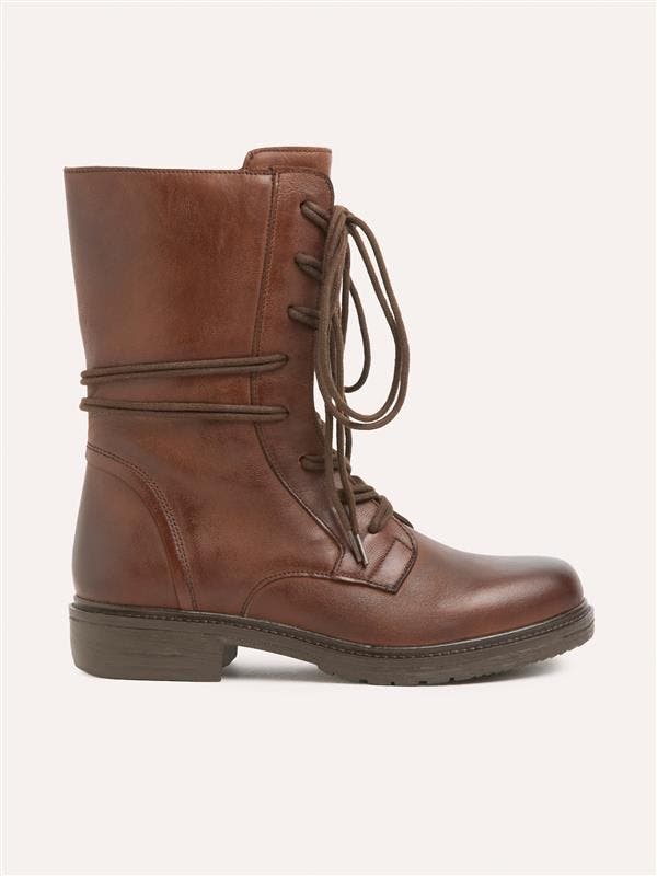 Ladies Derby Boot, Alternate, color, Tan