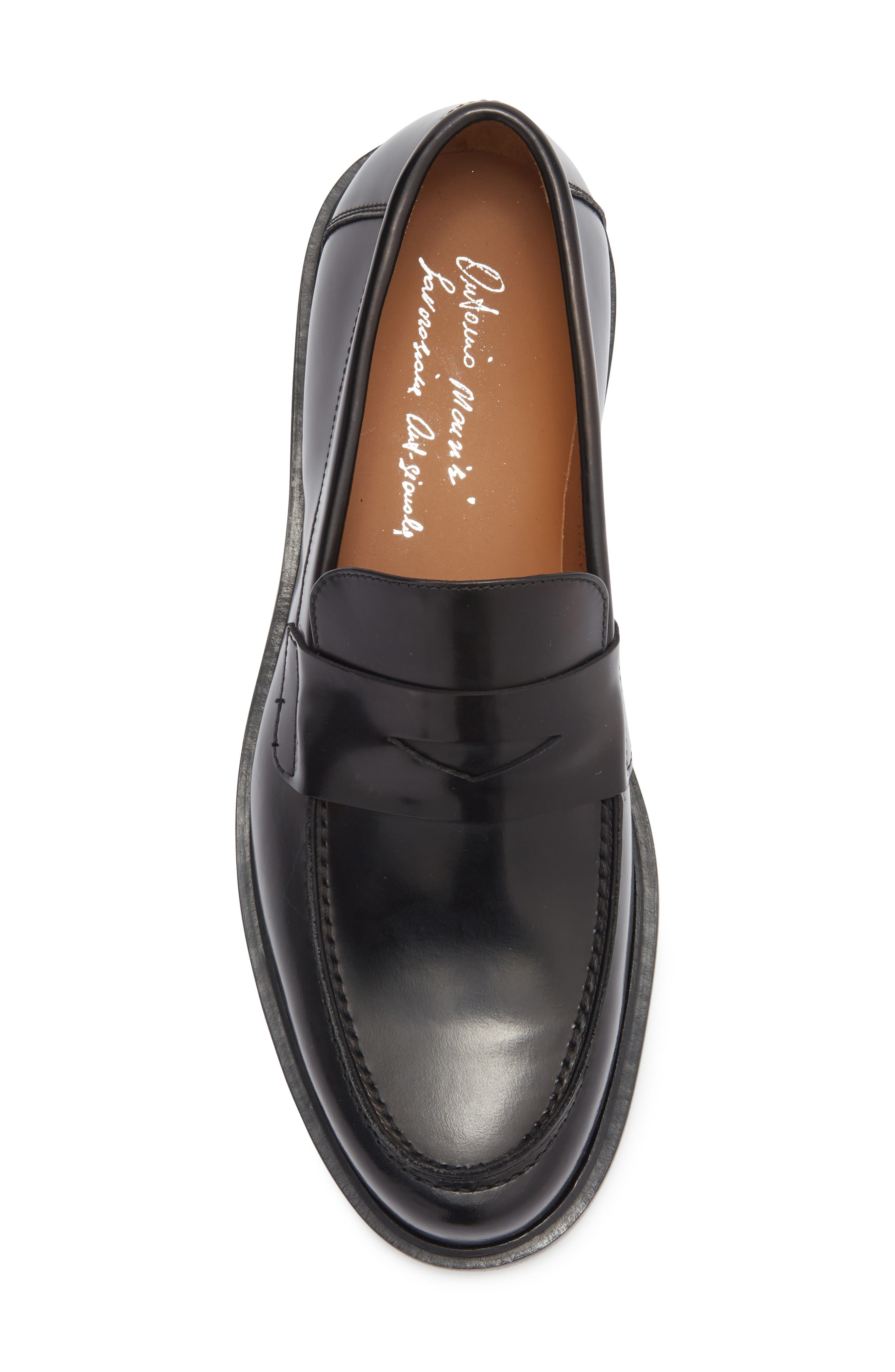 ANTONIO MAURIZI Penny Loafer, Alternate, color, Nero