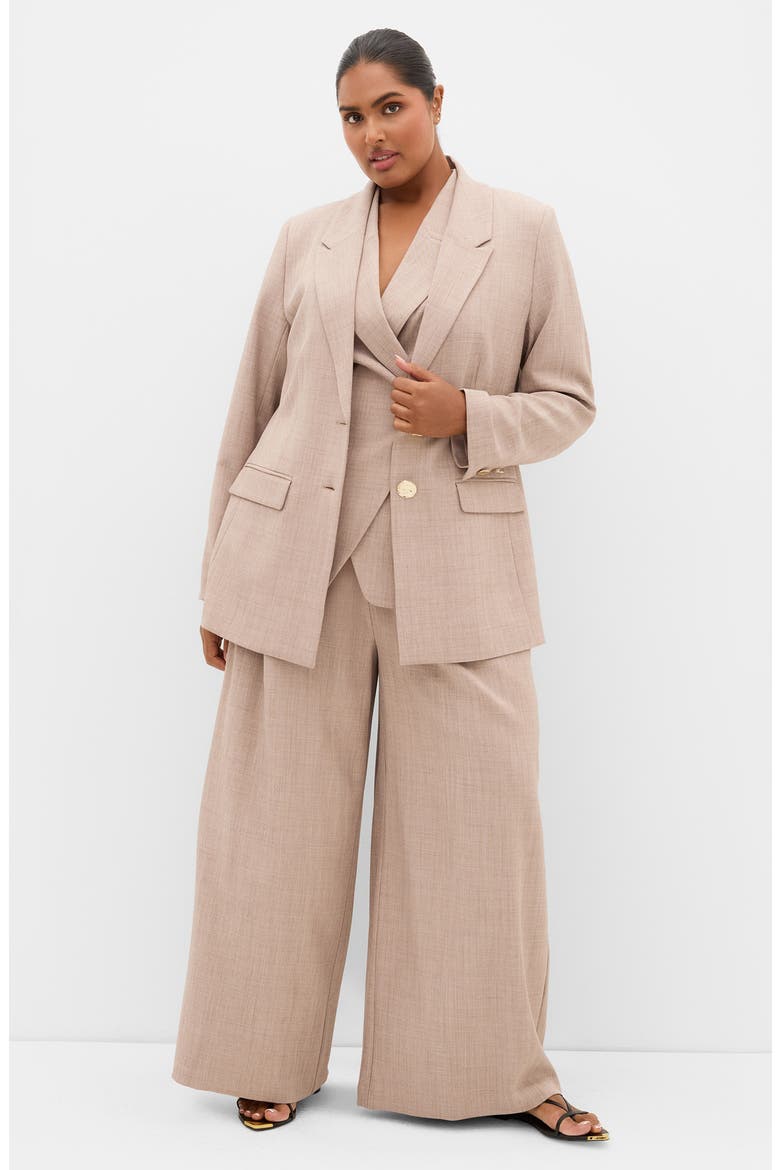 Luci Blazer, Alternate, color, LATTE