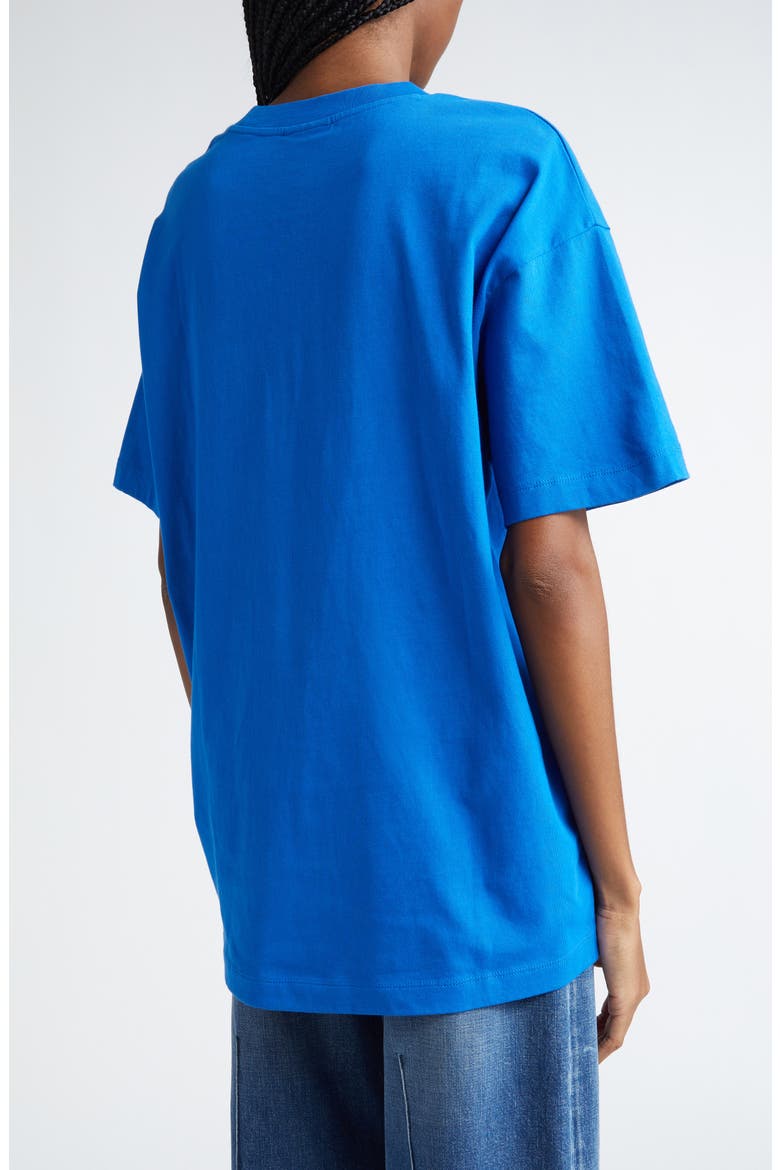Oversize Cotton Graphic T-Shirt, Alternate, color, BLUE