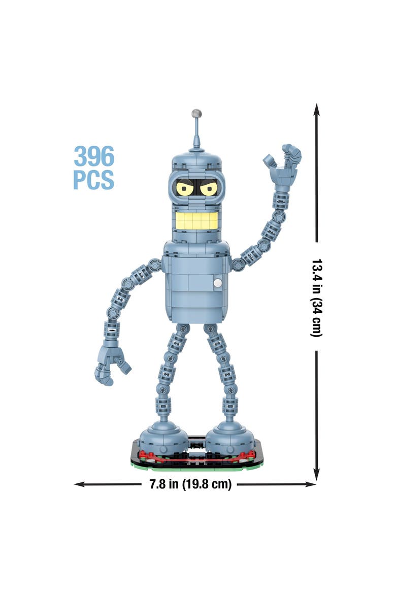 Futurama Bender Building Set, Alternate, color, Yellow