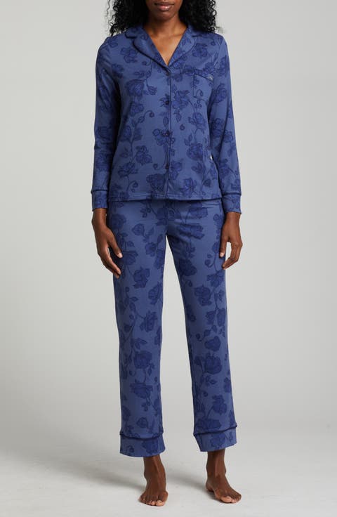 Brushed Jersey Long Pajamas
