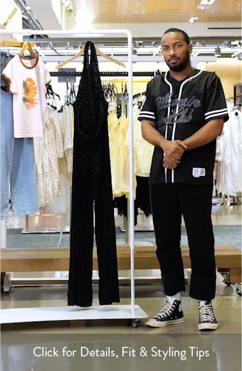 Burnout Halter Jumpsuit, sales video thumbnail