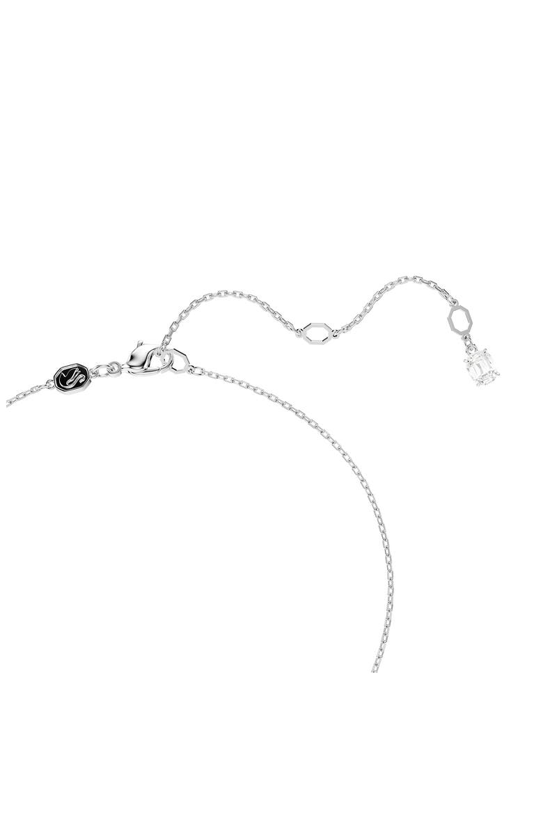 Hyperbola Ring Pendant Necklace, Alternate, color, SILVER