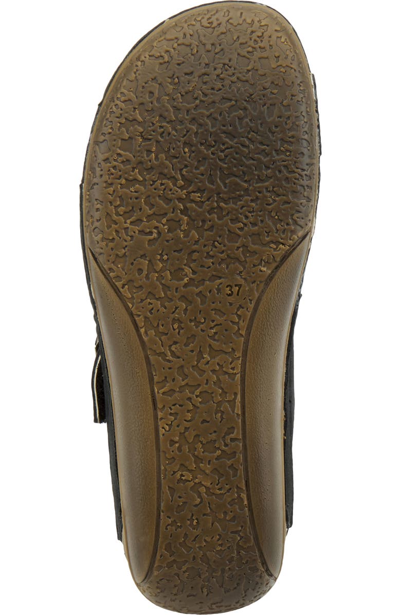 Flexus by Spring Step Denia Slide Sandal, Alternate, color, Black Leather