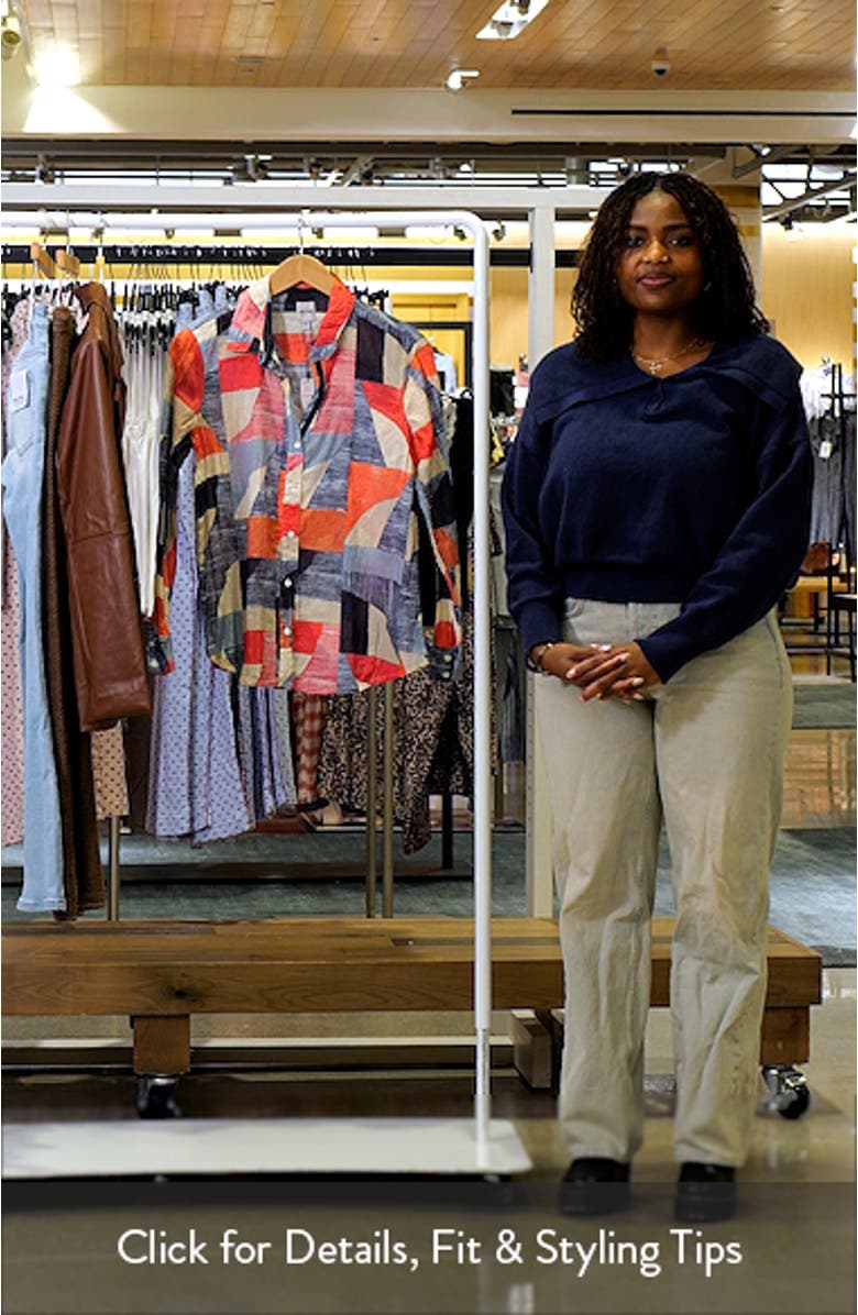 Set Sail Crinkle Cotton Button-Up Shirt, sales video thumbnail