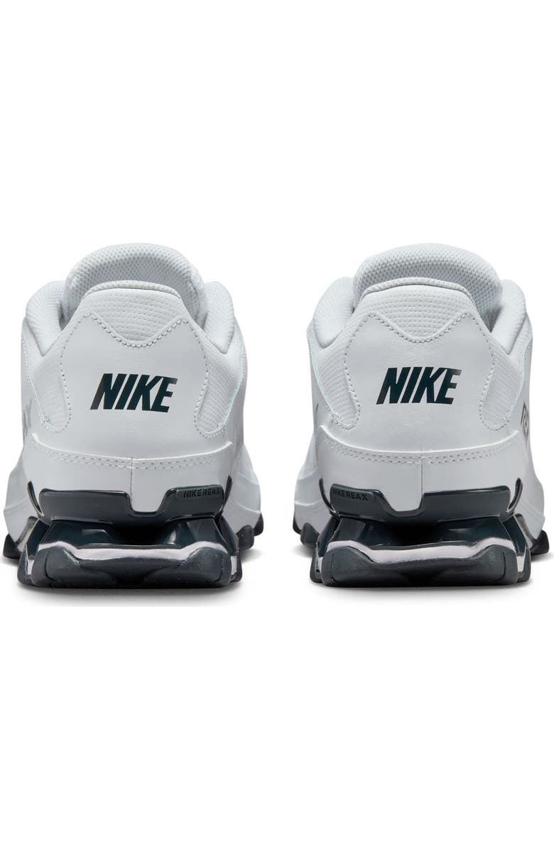 Nike Reax 8 Training Mesh Sneaker, Alternate, color, White/ Metallic Silver