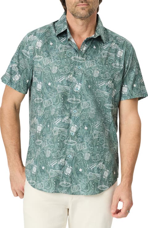 The Vault Short Sleeve Stretch Cotton Shirt