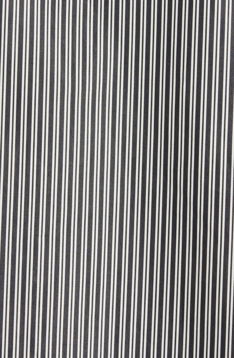 AMI PARIS Ami de Coeur Boxy Fit Stripe Cotton Oxford Button-Up Shirt, Alternate, color, 