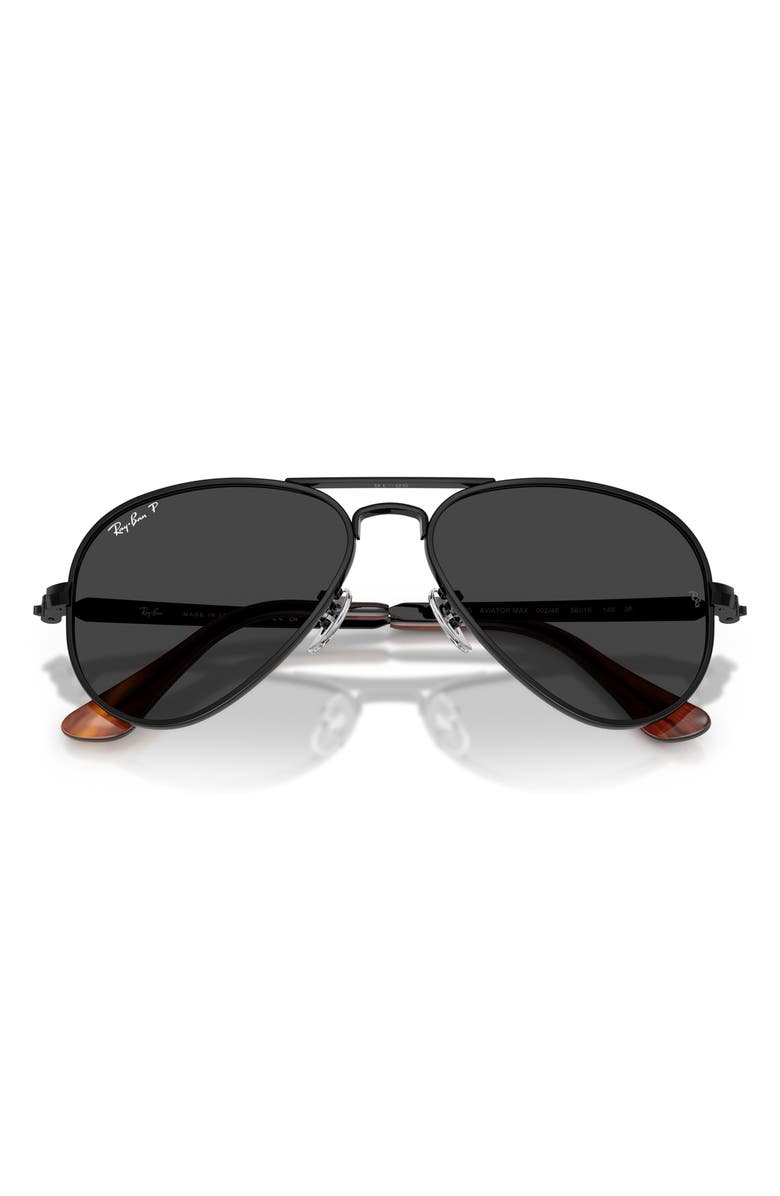 Ray-Ban Aviator Max 58mm Polarized Pilot Sunglasses, Alternate, color,