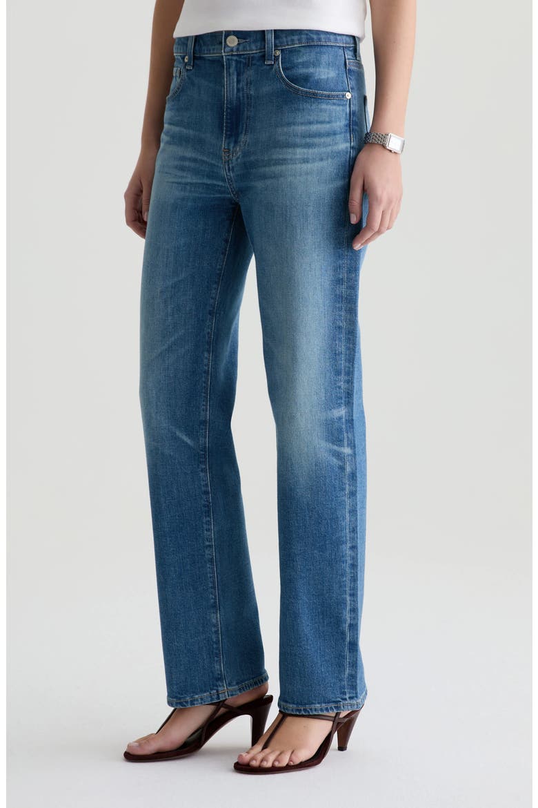 Brinley Mid Rise Straight Leg Jeans, Alternate, color, OWENS VALLEY