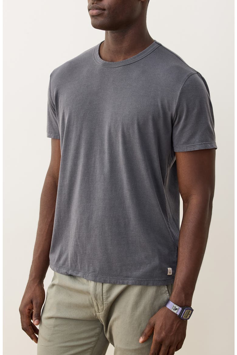 Signature Crewneck T-Shirt, Alternate, color, ASPHALT