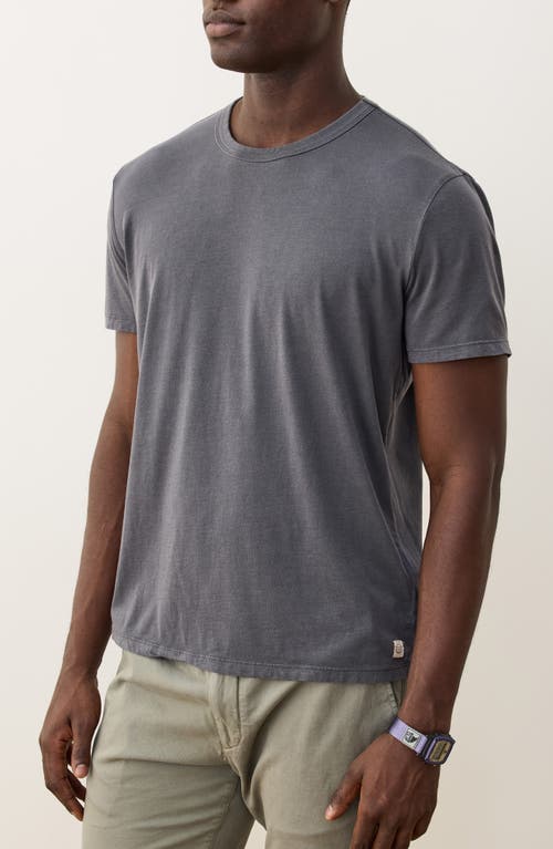 Marine Layer Signature Crewneck T-shirt In Gray