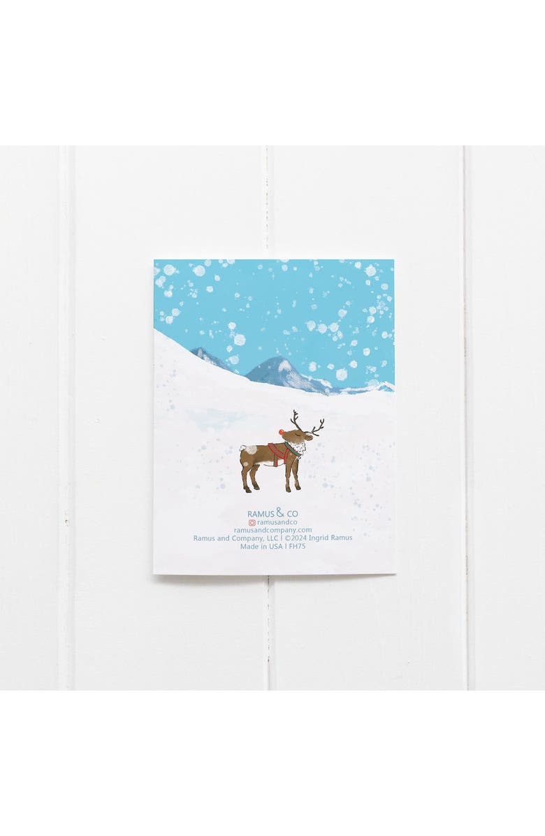 Ramus & Co Ski Santa Winter/Holiday/Christmas Greeting Card Pack Sets, Alternate, color, Multi-Pack