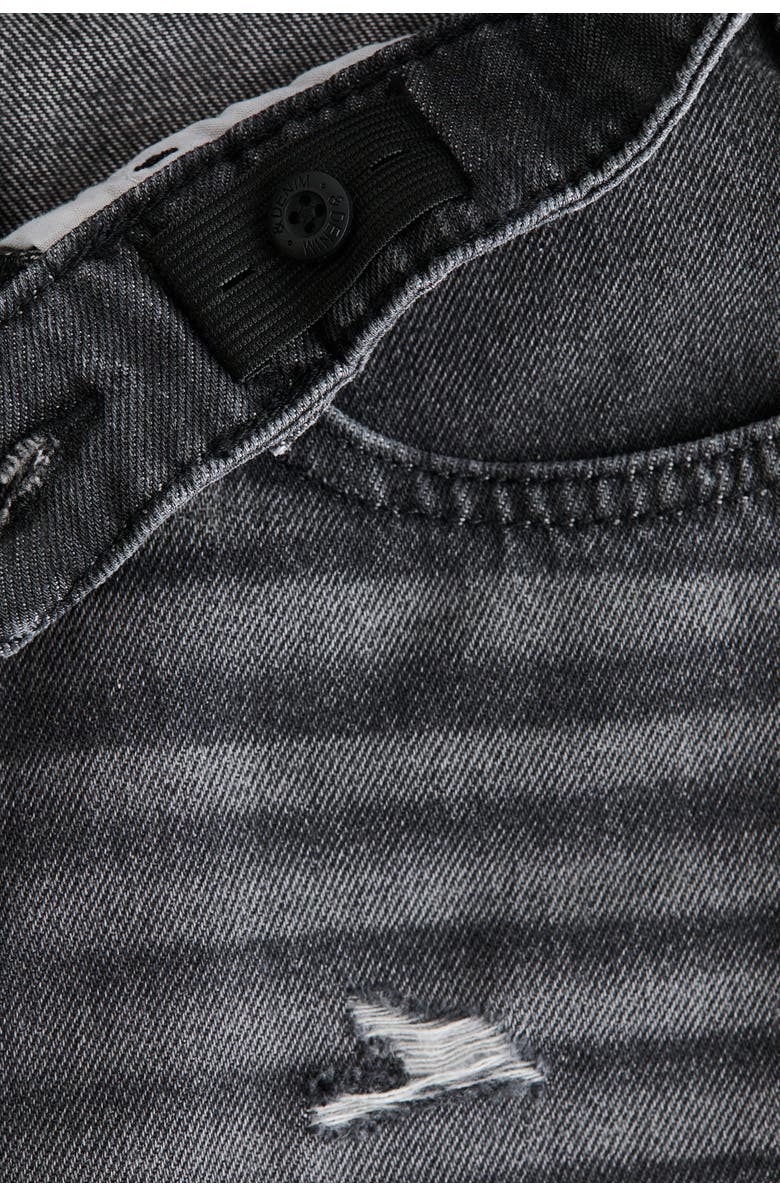 H&M Baggy-fit denim shorts, Alternate, color, Dark Denim Gray