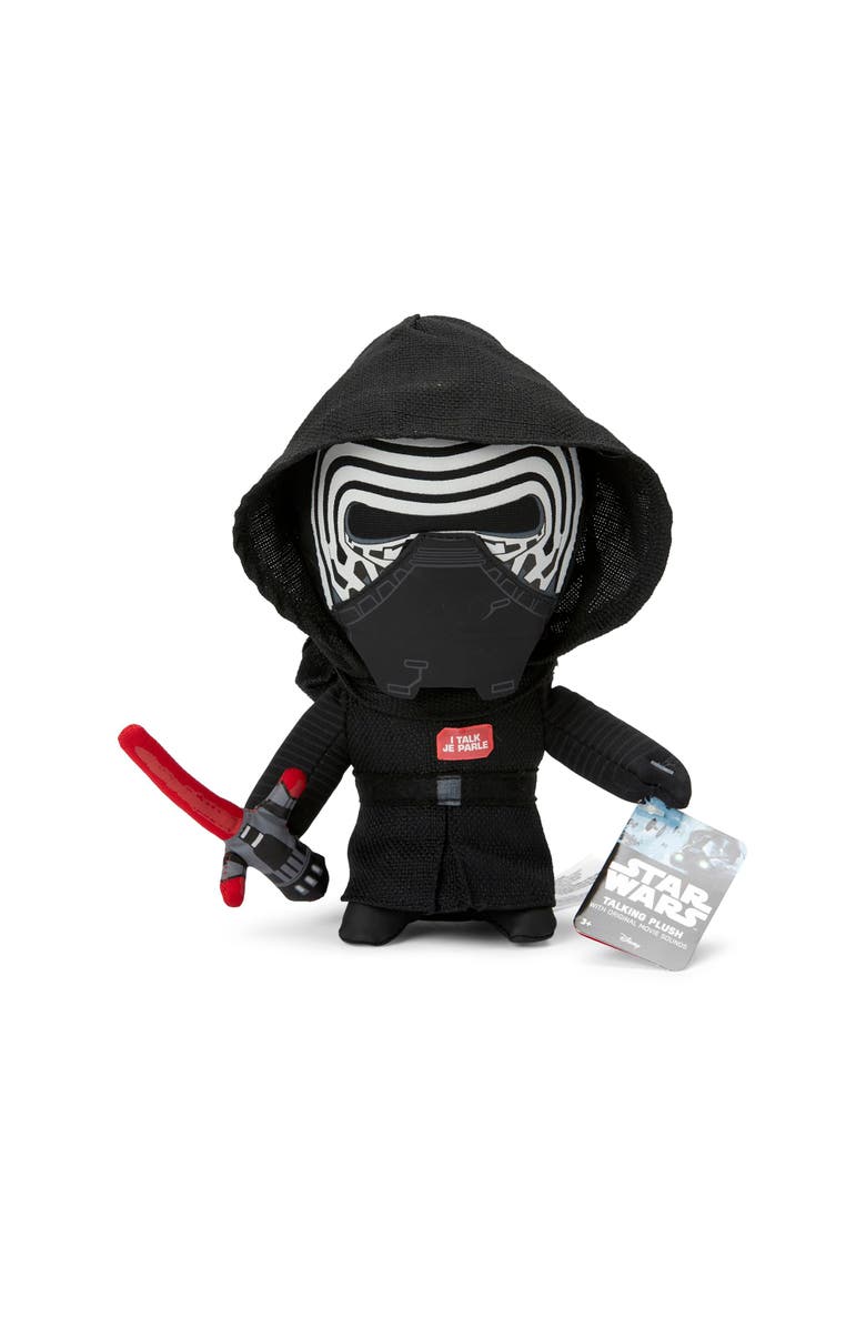 Toynk Stuffed Star Wars Plush Toy - 9" Talking Kylo Ren Doll, Alternate, color, Black/Red