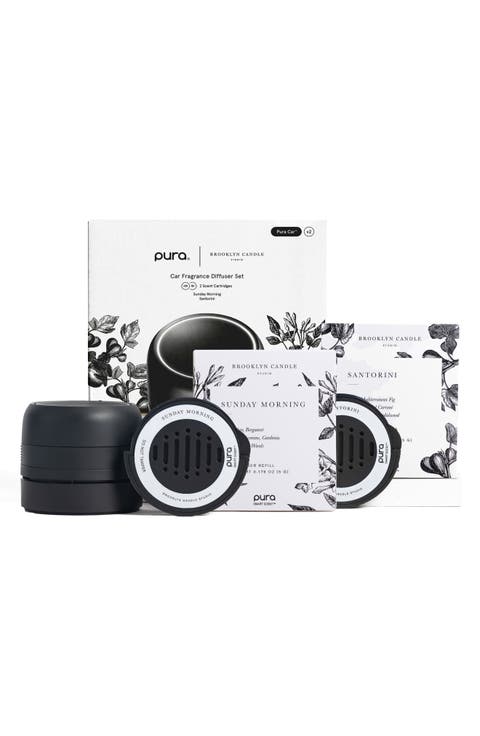 x Brooklyn Candle Studio Pro Car Diffuser Set $90 Value