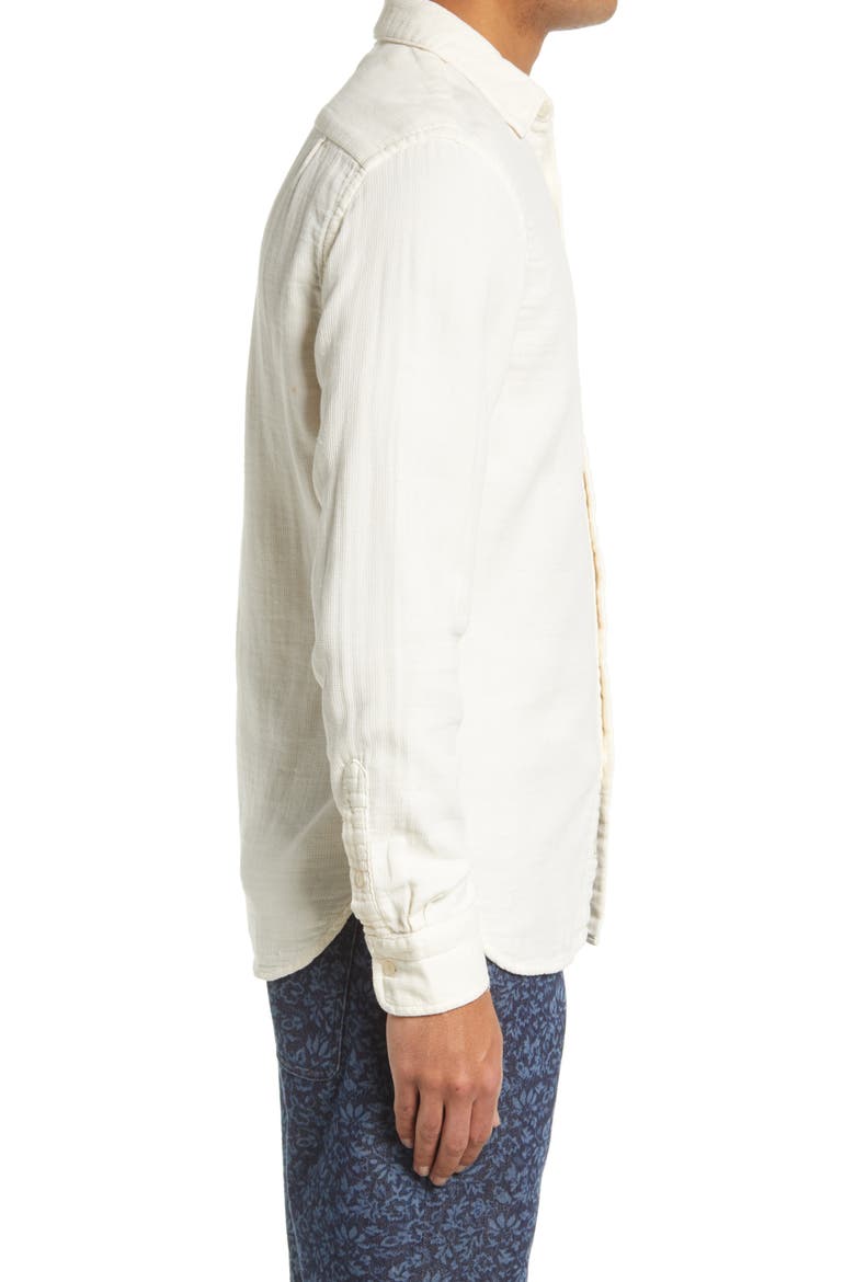 The Ripper Trim Fit Double Gauze Button-Up Shirt, Alternate, color, IVORY