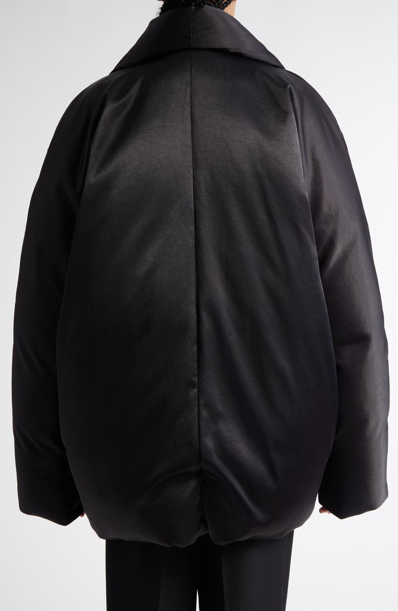 TOTEME Satin Puffer Jacket, Alternate, color, 